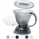 Clever Dripper - L 500ml Transparent gray + 100 filters