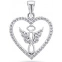 Brilio Silver Brilio Silver Playful silver pendant with zircons PT20W Brilio Silver Brilio Silver Playful silver pendant with zircons PT20W