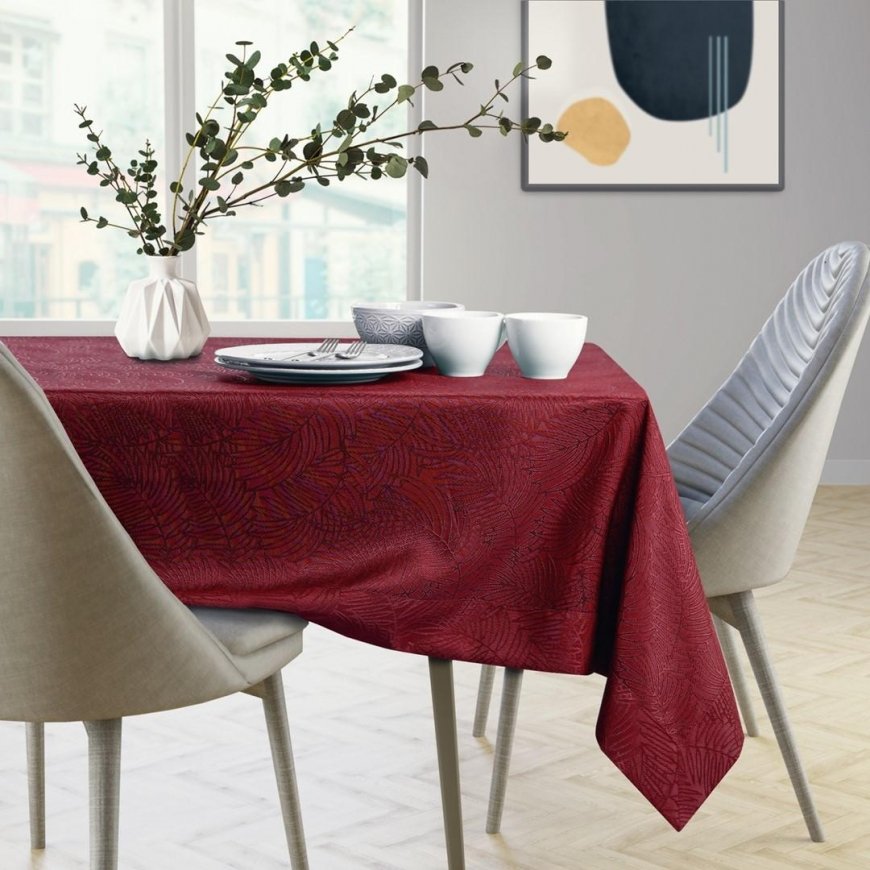 AmeliaHome TCLOTH/AH/GAIA/BRD/CLARET/40X140 – 4