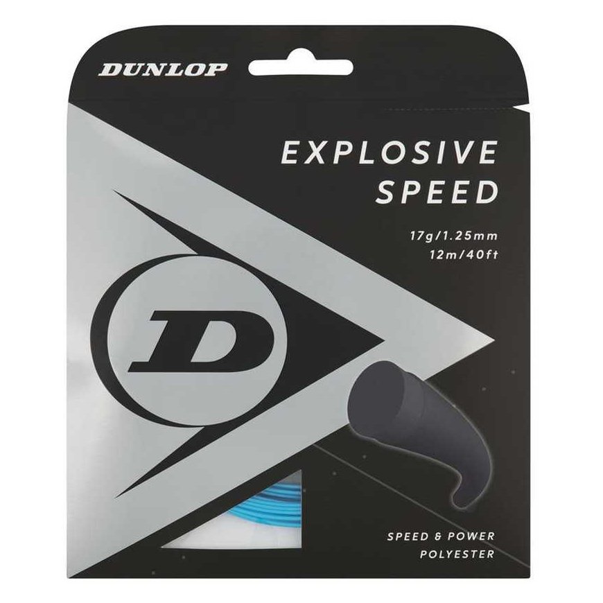 Stygos tenisui EXPLOSIVE SPEED 17g/1,25mm 12m mėlynas