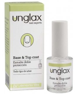 Unglax Nail Experts Base y Top Coat, 10 ml