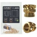 Ruthex M3 Short Threaded Insert – Rx-M3Sx4.0 - 100pcs Ruthex M3 Short Threaded Insert – Rx-M3Sx4.0 - 100pcs