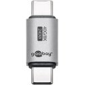 Goobay 74448 гендерный адаптер USB-C Серебристый Goobay 74448 гендерный адаптер USB-C Серебристый