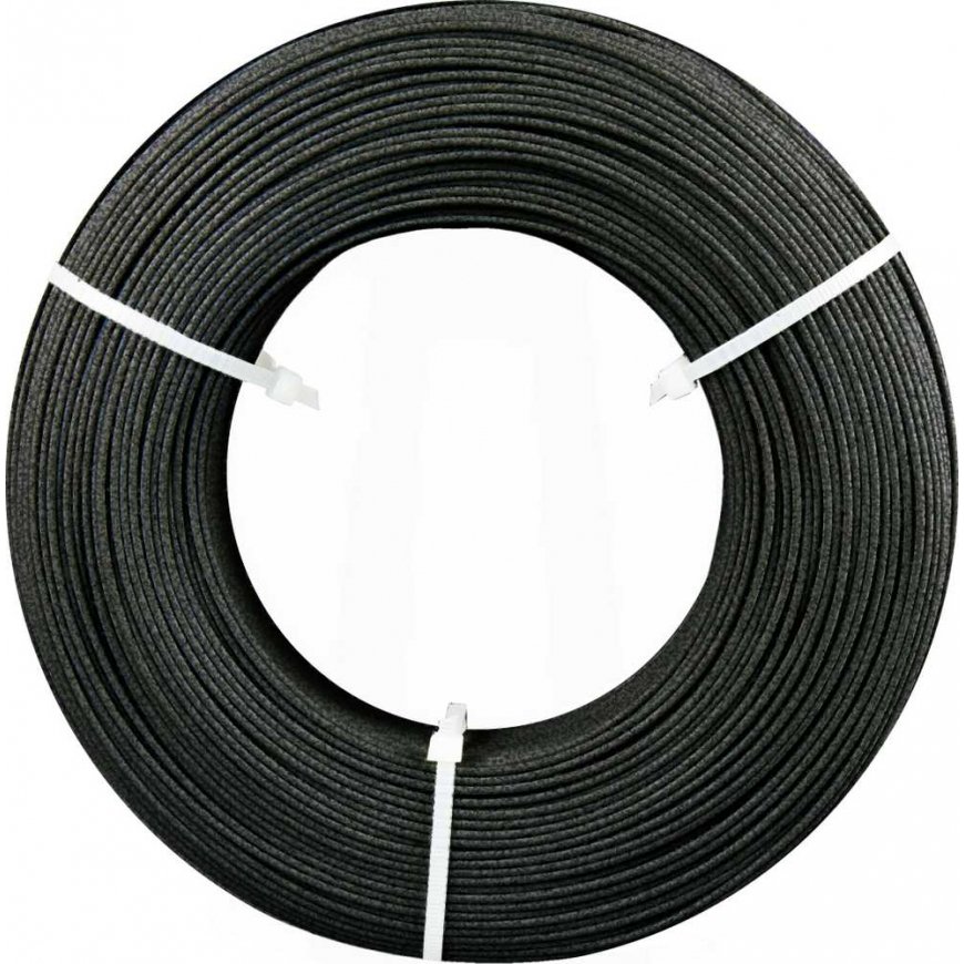 3D plastikas Fiberlogy Refill Easy PLA 1.75 mm 0.85 kg - Juodas – 3