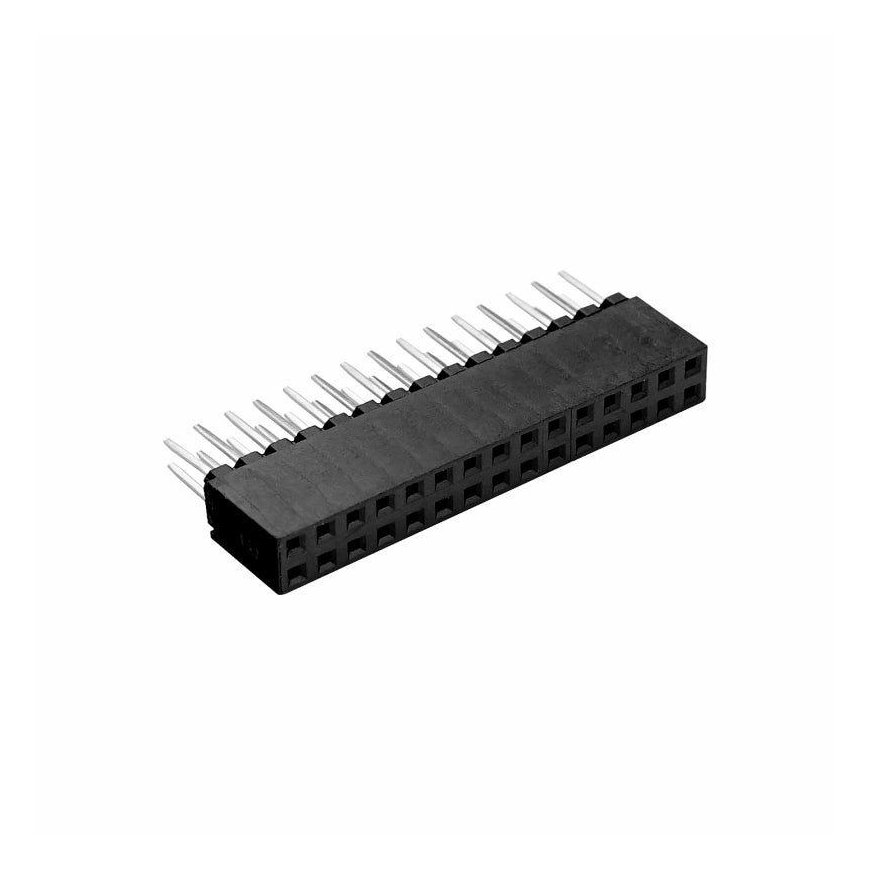 2×15-nastainen pistorasialista 13,2 moduulille - 2,54 mm jako - 10 kpl - M5Stack kehitysmoduulin asennustarvikkeet – 3