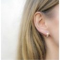 Beneto Charming gold-plated round earrings AGUC2674-GOLD Beneto Charming gold-plated round earrings AGUC2674-GOLD