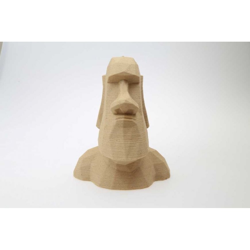 Fiberlogy 3D plastikas FiberWood 1.75mm 0.75kg – Baltas – 3