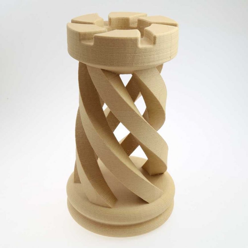 Fiberlogy 3D muovi FiberWood 1,75mm 0,75kg – Valkoinen – 4