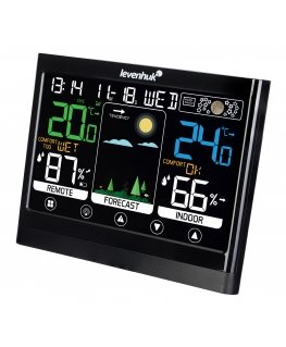 Levenhuk Weezer Teo TH50 Electronic environment thermometer Indoor/outdoor Black