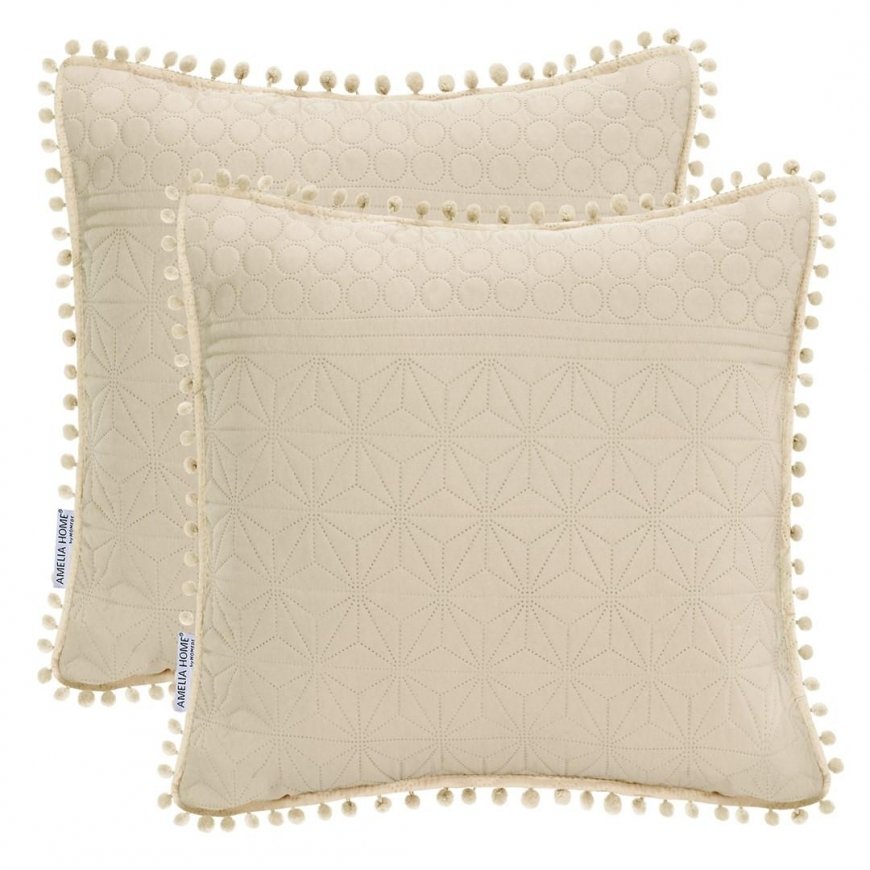 AmeliaHome CUS/AH/MEADORE/BEIGE/45x45*2 – 2