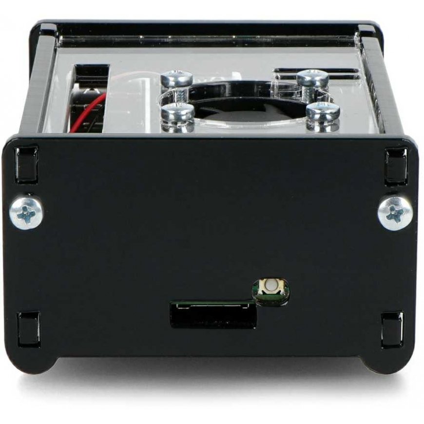 Gravlaser Case for Raspberry Pi 5 with fan - black – 4