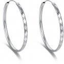 Beneto Timeless round earrings in silver AGUC2271 Beneto Timeless round earrings in silver AGUC2271