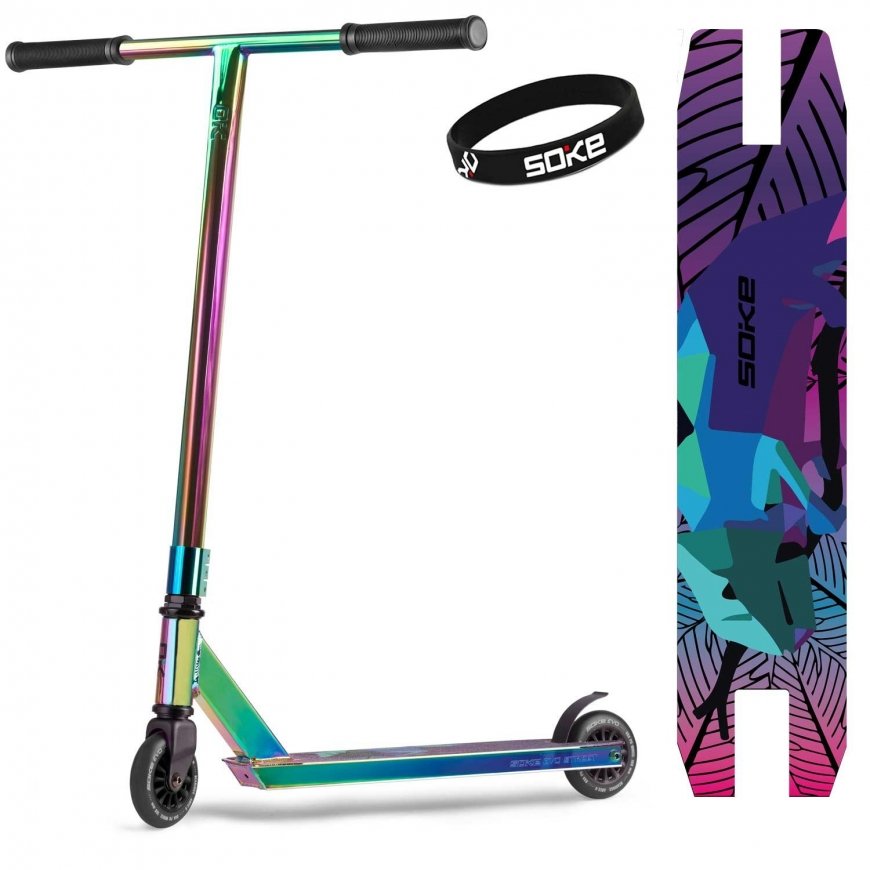 Street neochrome stunt scooter SOKE EVO