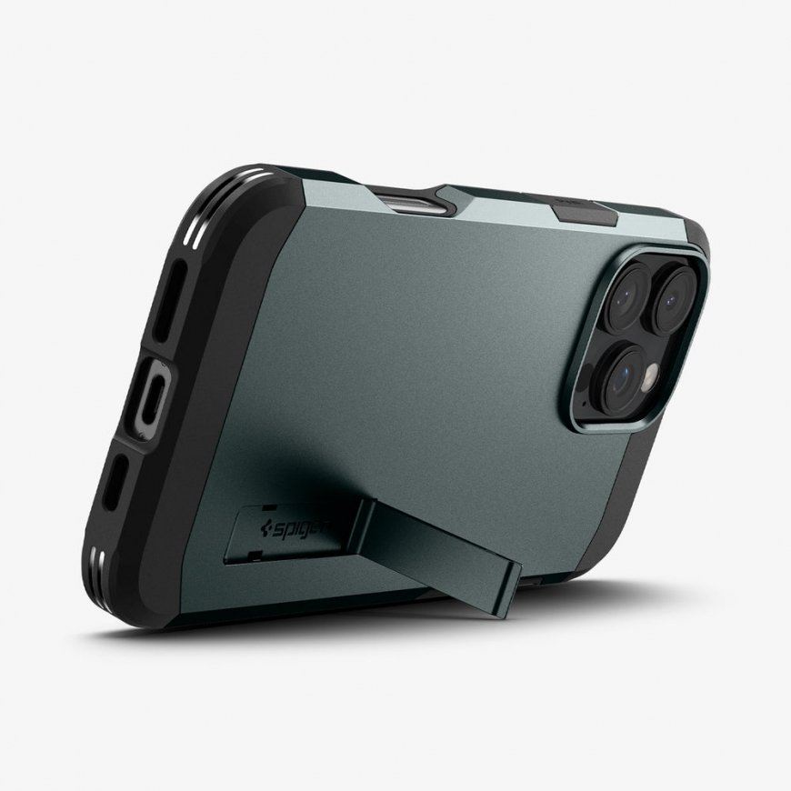Spigen Tough Armor AI (MagFit) mobiliojo telefono dėklas 16 cm (6.3") Žalia – 5