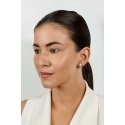 Brilio Silver Minimalist gold-plated earrings with real pearls EA595Y Brilio Silver Minimalist gold-plated earrings with real pearls EA595Y