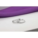 Brilio Silver Shiny round earrings with zircons EA362W Brilio Silver Shiny round earrings with zircons EA362W