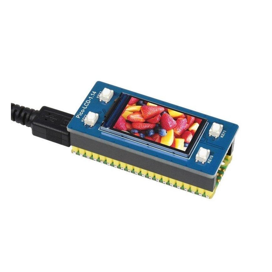 IPS LCD display 1.14" 240x135px, SPI, for Raspberry Pi Pico, Waveshare 19340 – 2