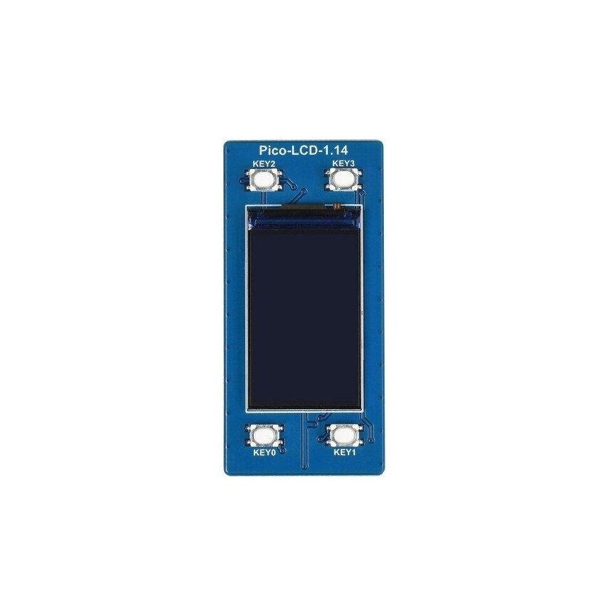 IPS LCD-näyttö 1,14" 240x135px, SPI, Raspberry Pi Pico, Waveshare 19340 – 5