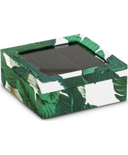 AmeliaHome Jewelry Box / AH / GLASEN / LEAVES / 18X7