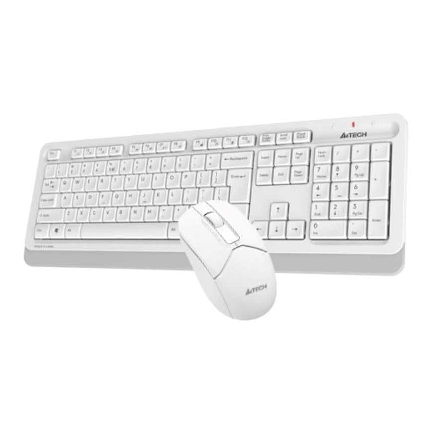 A4tech Keyboard and mouse FG1012, Bezdrátový, US, bílá – 2