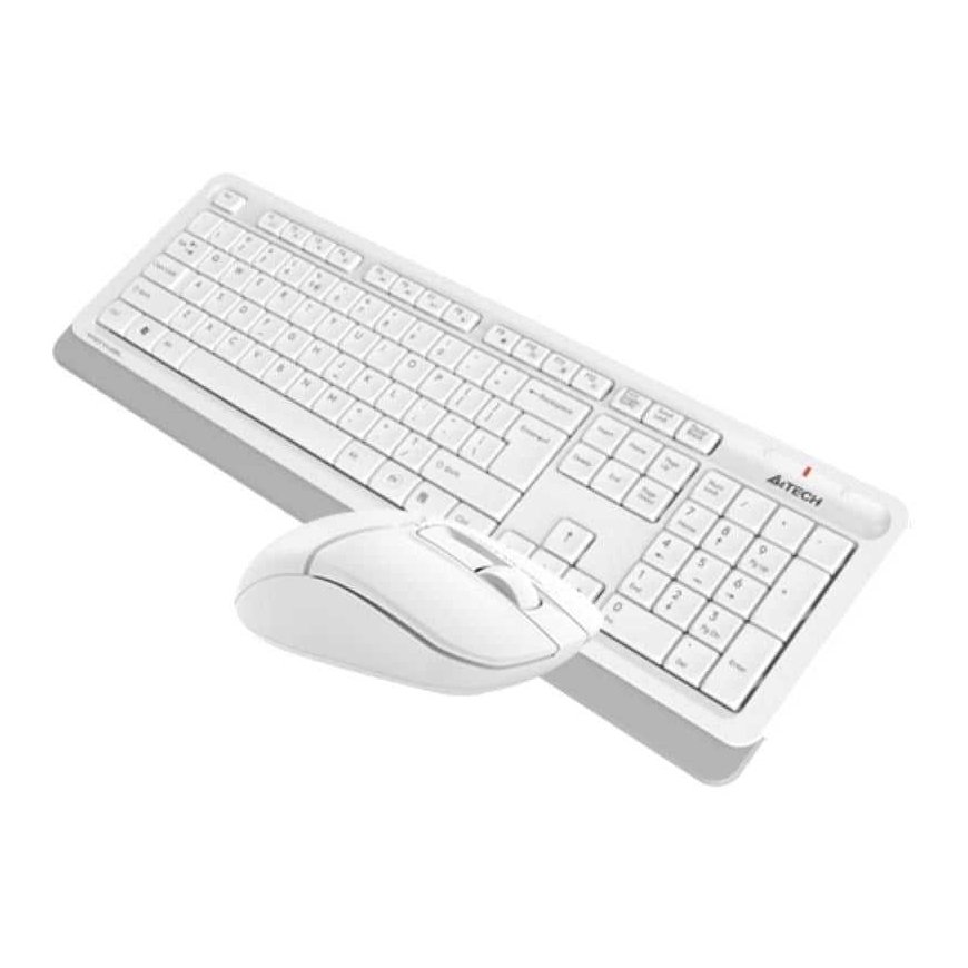 A4tech Klaviatūra ir pelė FG1012, Bezdrátový, US, bílá – 3
