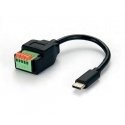 C-TECH adapter Type-C to Displayport, M/F, 15cm C-TECH adapter Type-C to Displayport, M/F, 15cm