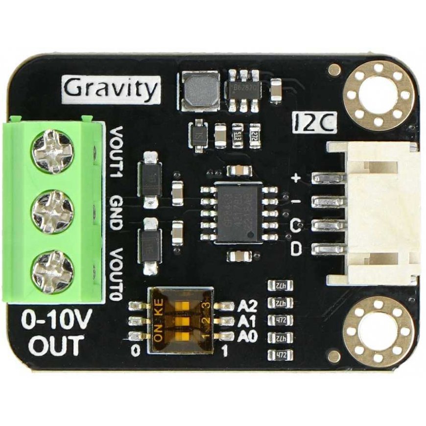 Gravity - 2 kanalų I2C DAC modulis 0-10V - DFRobot DFR0971 – 2