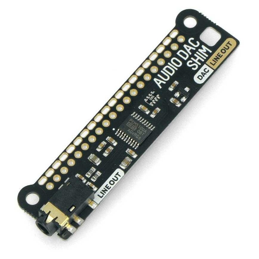 PiMoroni, Audio Dac Shim, garso išvestis I2S