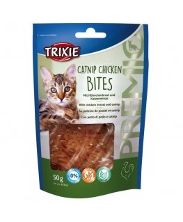 Cat treats : Trixie Premio Catnip Chicken Bites, 50 g