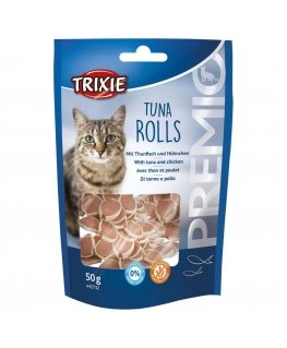 Cat treats : Trixie Premio Tuna Rolls, 50 g