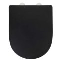 WENKO 24989100 WC-istuin Kova wc-istuin Duroplast musta WENKO 24989100 WC-istuin Kova wc-istuin Duroplast musta