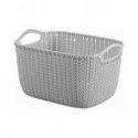 Basket Knit XS rectangle 3L 25x18x14cm light purple