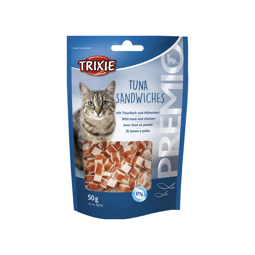 Cat treats : Trixie Premio Tuna Sandwiches, 50 g