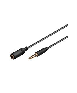 Goobay 3m 3.5mm audio kabelis Melns