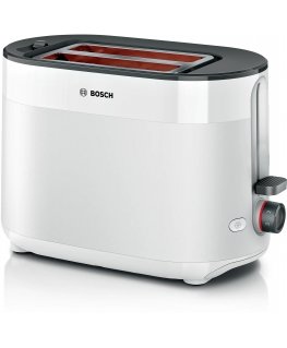 Bosch TAT2M121 tosteris 6 2 šķēle (-s) 950 W Balts