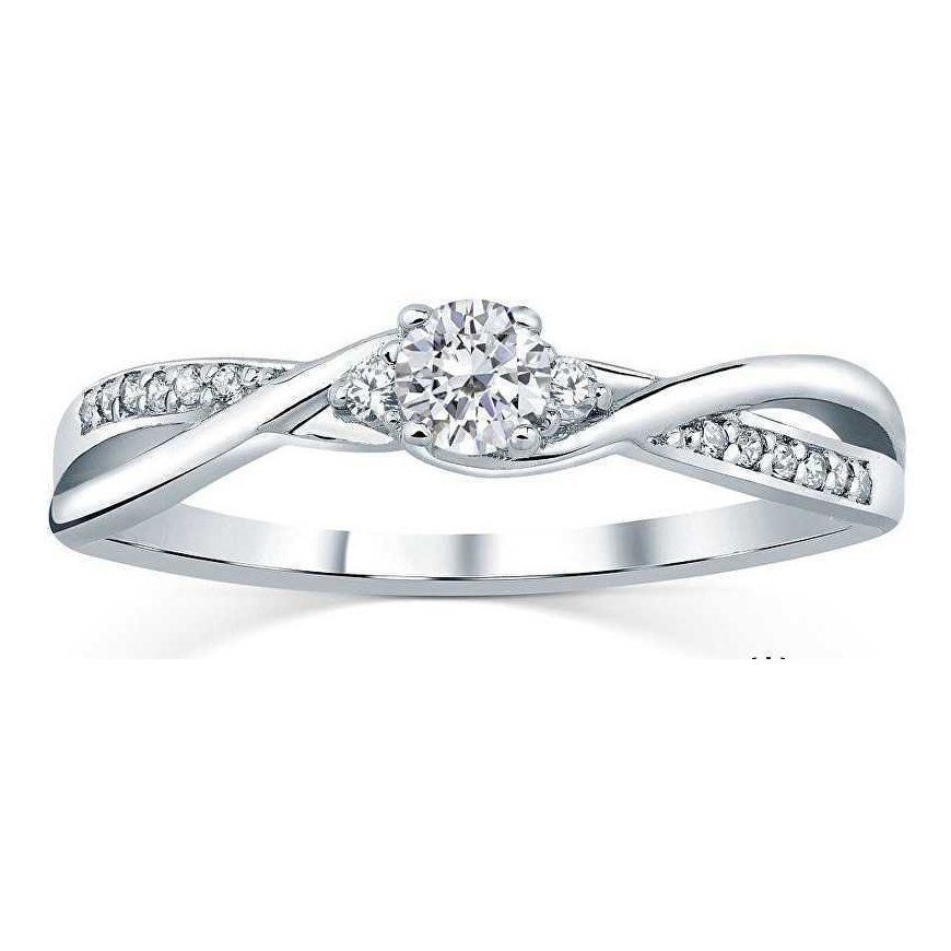 Silvego Silver ring with Swarovski crystals FNJR085sw