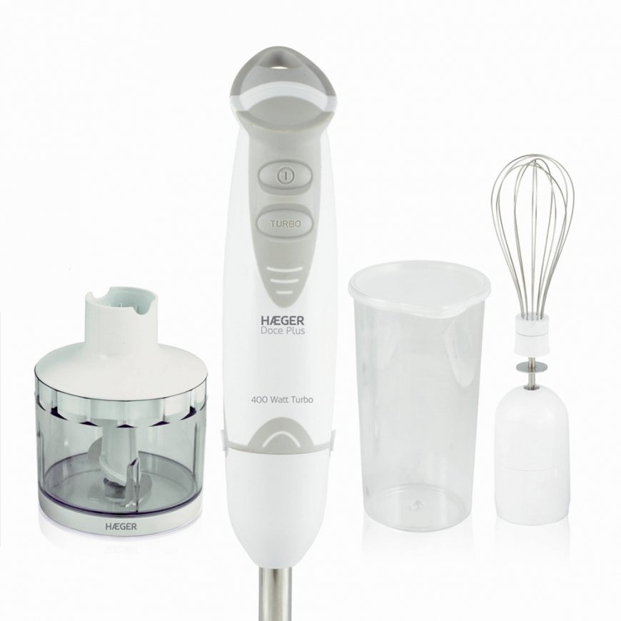 Haeger HB-400.012A kannmikser Saumikser 400 W Hall, Valge – 2