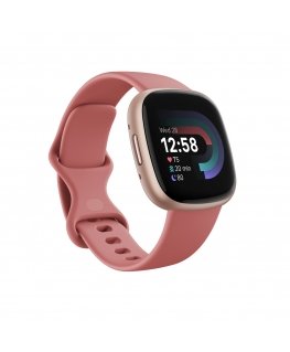 Fitbit Versa 4 Digitaalinen Kosketusnäyttö Ruusu GPS (satelliitti)