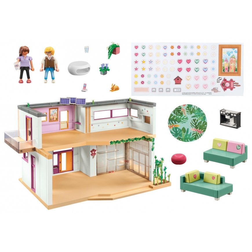 Playmobil My Life Living House with winter garden – 3