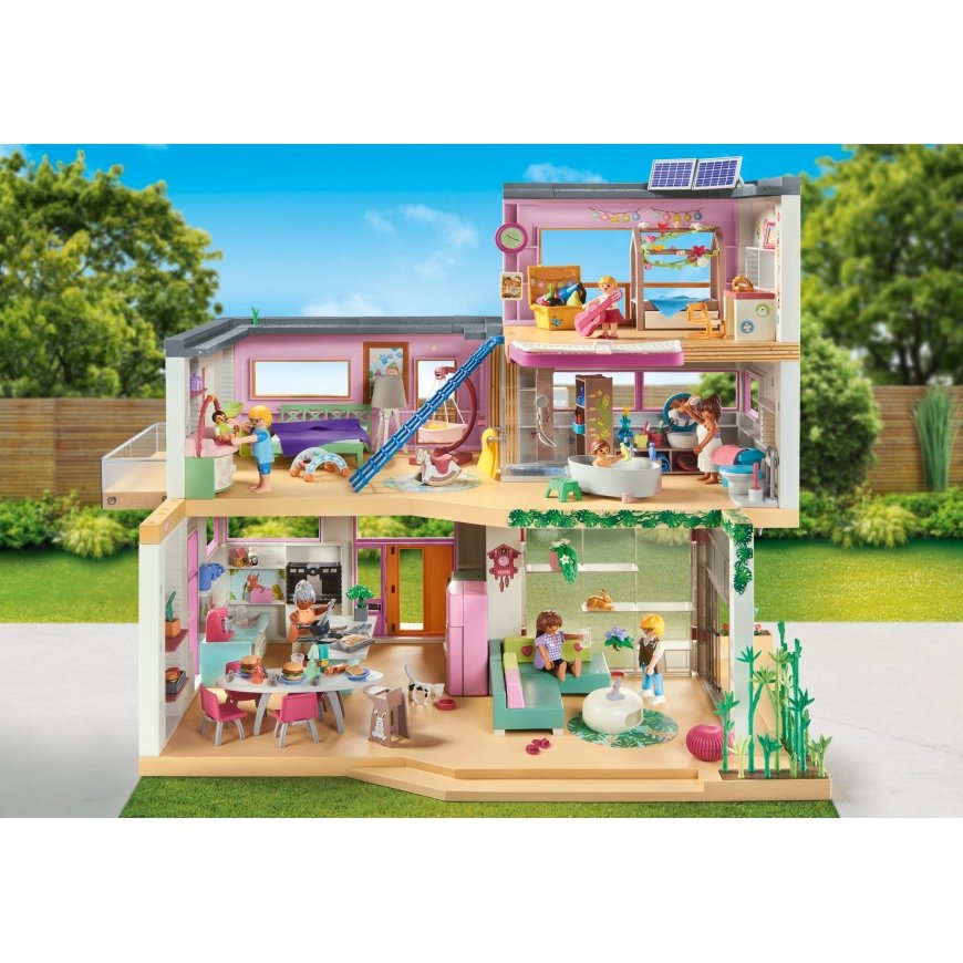 Playmobil My Life Living House with winter garden – 4