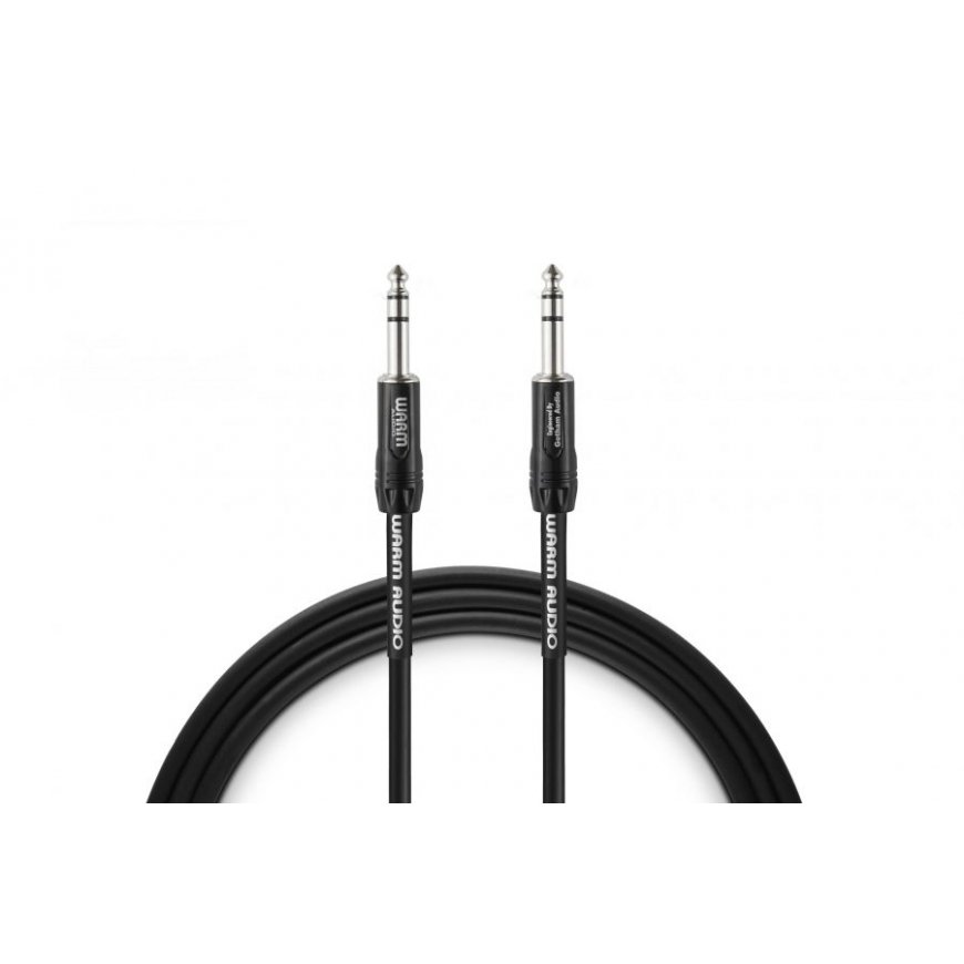 Warm Audio PRO-TRS-20 audiokaabel 6,1 m 6.35mm TRS Must