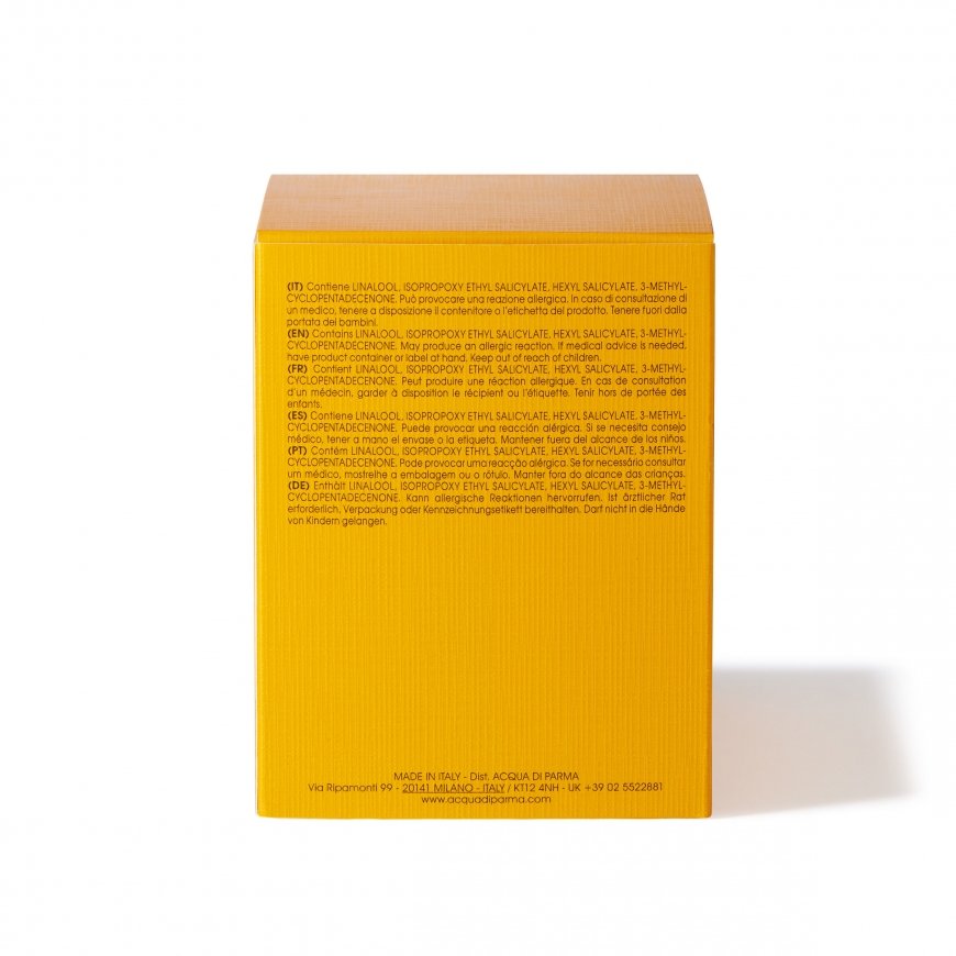 Acqua di Parma Grazie восковая свеча Круглый Бергамот, Розовый, Морская соль, Иланг-иланг Желтый 1 ш – 4