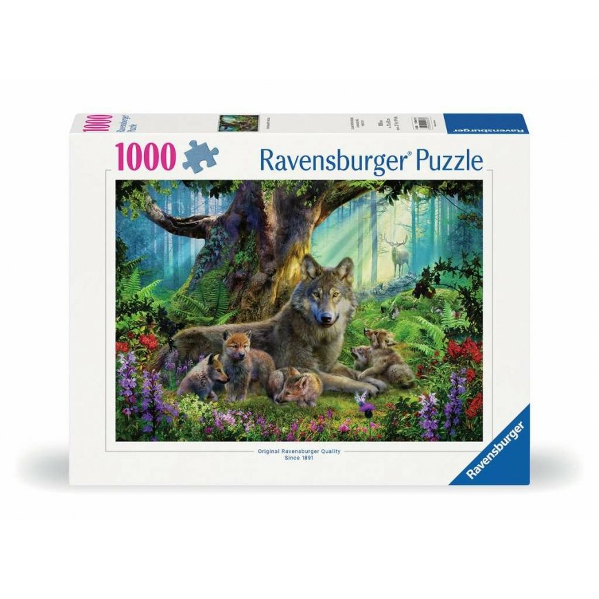 Ravensburger 12000477 dėlionė 1000 vnt Gyvūnai