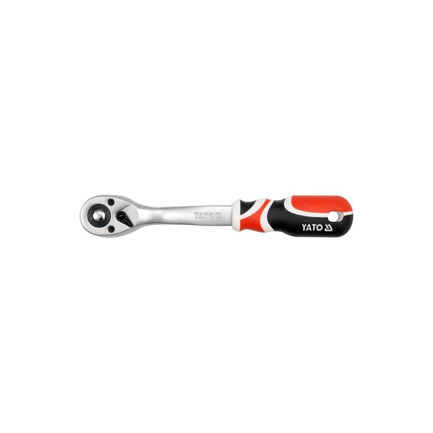 Yato YT-0732 Terkšlinis veržliaraktis Chromo-vanadžio plienas 12.7 mm 0 vnt Juoda, Raudona