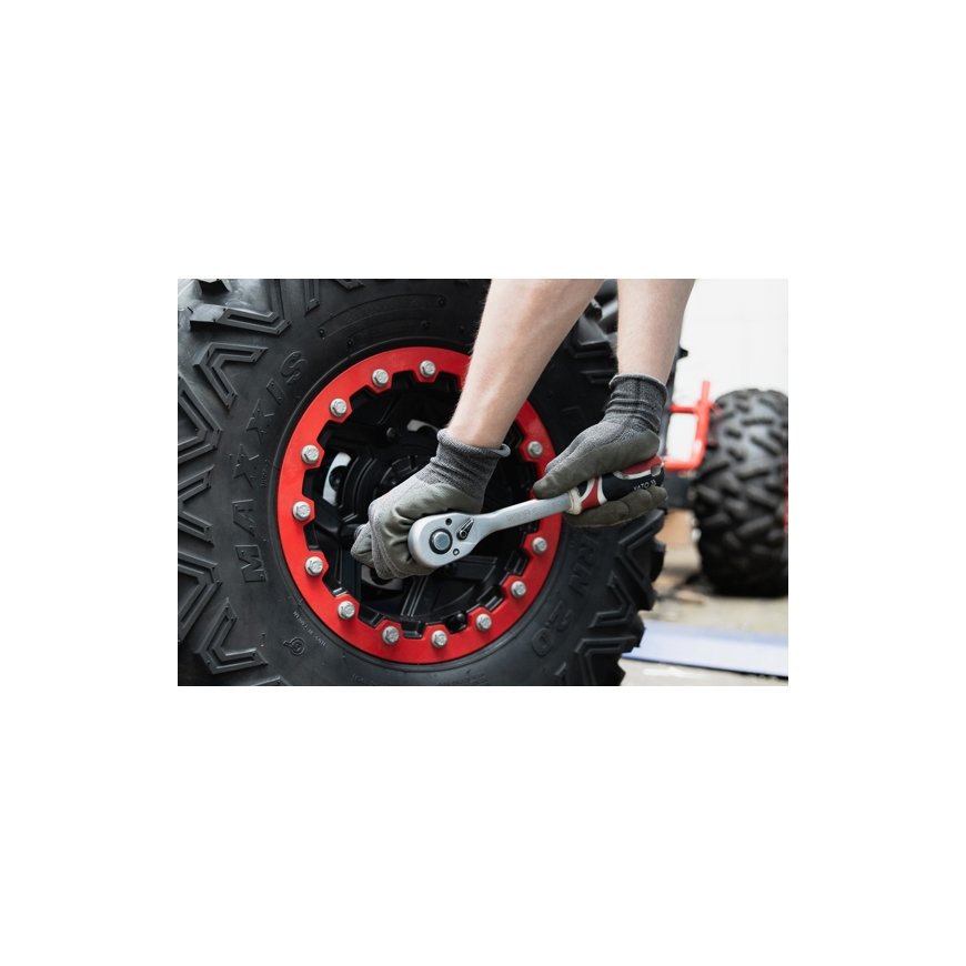 Yato YT-0732 ratchet wrench Chromium-vanadium steel 12.7 mm 0 pc(s) Black, Red – 3
