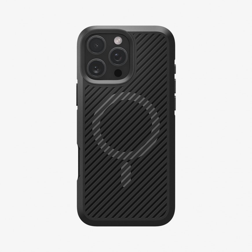 Spigen Core Armor (MagFit) mobile phone case 16 cm (6.3") Cover Black