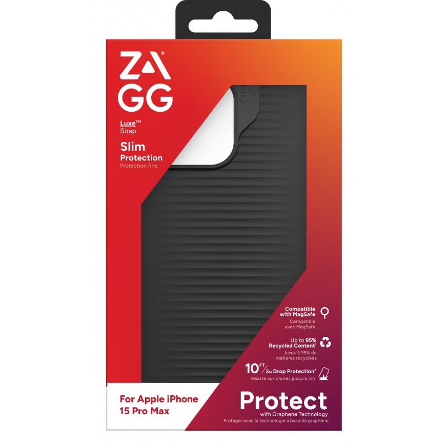 ZAGG Luxe чехол для мобильного телефона 17 cm (6.7") Крышка Черный – 5