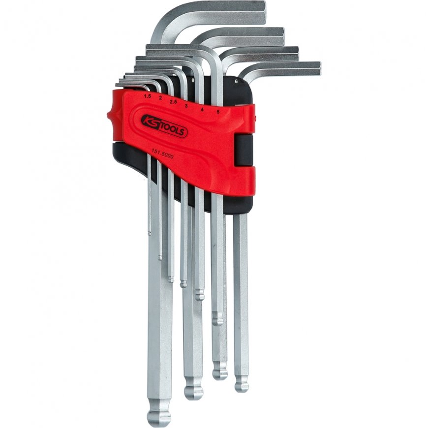 KS Tools 151.5000 šešiakampis raktas 10 vnt – 2