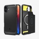 Spigen Rugged Armor (MagFit) mobile phone case 15.5 cm (6.1") Cover Black