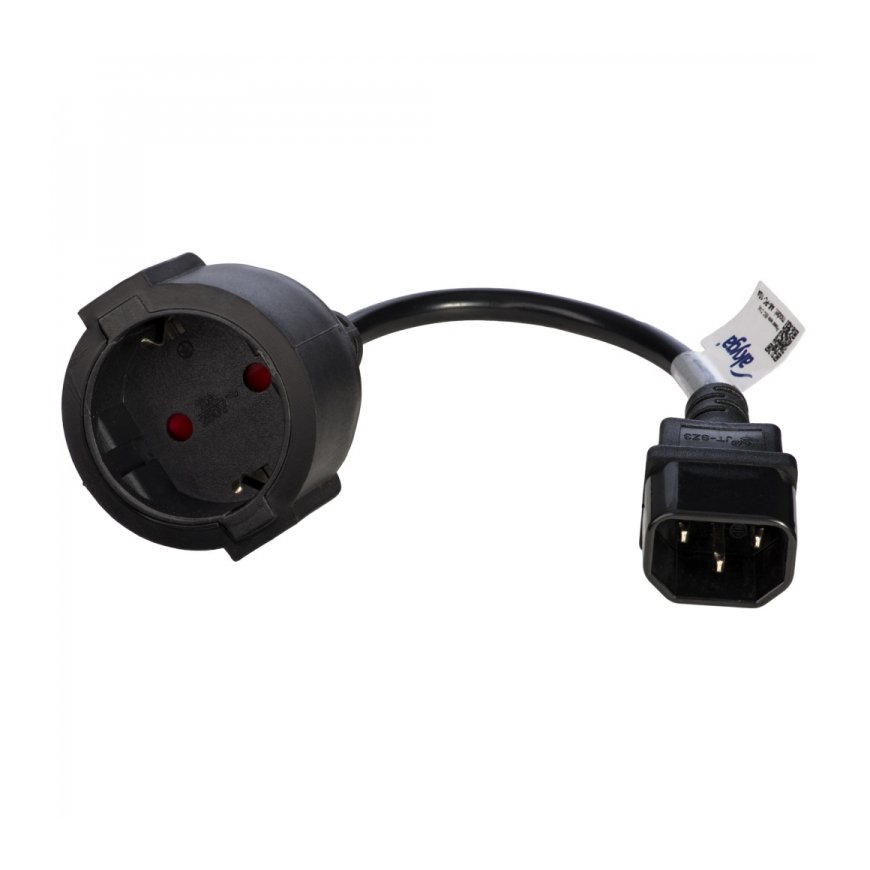 Akyga AK-PC-10A elektrības kabelis Melns 0,15 m CEE7/4